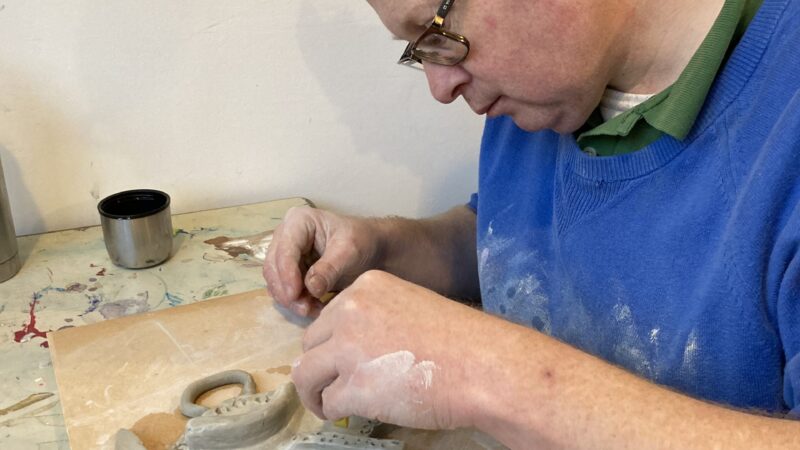 Getting to Grip with ceramics at the Sound Minds workshop